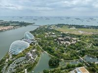 3. Tag: Stadtrundfahrt durch Singapur – Aussicht vom SkyPark Observation Deck auf den Singapore River und die Gardens by the Bay