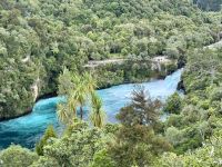 10. Tag: Rotorua bis Tongariro-Nationalpark – Huka Falls bei Taupo