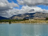 14. Tag – Kaikoura bis Lake Tekapo – Spaziergang am Lake Tekapo – Kirche des guten Hirten