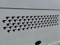 20. Tag: Fox Glacier bis Greymouth – Aufenthalt in Hokitika – Details an einem Reisebus