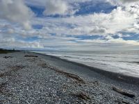 20. Tag: Fox Glacier bis Greymouth – Abendstimmung am Strand von Greymouth