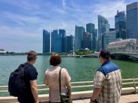 Sicht auf den Merlion &ndash; &copy; Elisabeth Fox-Maerki (Eberhardt TRAVEL)