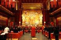 Im Buddha's Relic Tooth Tempel in Chinatown/Singapur