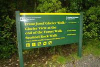 Spaziergang zum Franz Josef Gletscher