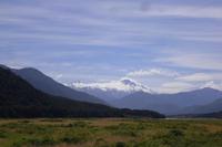 Blick auf den Mount Hooker (2.640 m)