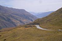 Ausblick vom Crown Range Saddle (1.121 m)