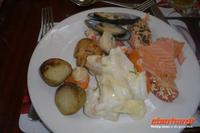 Abendessen im Restaurant der Colonel s Homestead