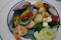 Abendessen auf der Milford Mariner