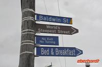 Baldween Street in Dunedin, die steilste Strasse der Welt