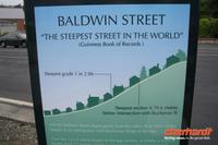 Baldween Street in Dunedin, die steilste Strasse der Welt