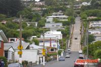Baldween Street in Dunedin, die steilste Strasse der Welt