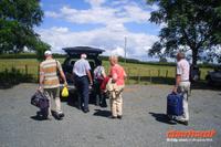 Rosenvale-Farm bei Cambridge BegrÜssung der Farmersleute
