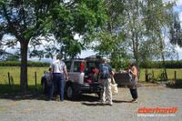 Rosenvale-Farm bei Cambridge BegrÜssung der Farmersleute
