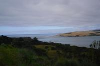 Blick auf Hokianga Harbour (oberhalb von Opononi)