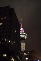 Sky-Tower in Auckland bei Nacht