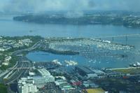 Blick vom Sky-Tower auf Auckland