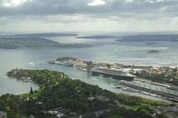 Ausblicke vom Sydney Tower auf die Stadt...