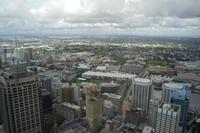 Ausblicke vom Sydney Tower auf die Stadt...