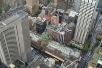 Ausblicke vom Sydney Tower auf die Stadt...