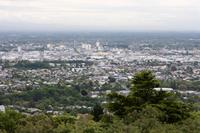 Blick auf Christchurch von Port Hills