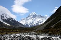 Wanderung im Hooker Valley