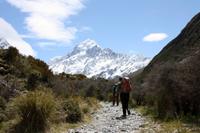 Wanderung im Hooker Valley