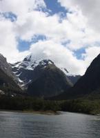 Blick vom Meer zum Gletscher