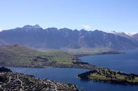 Blick auf Queenstown und die Remarkables
