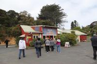 Stopp am Happy Hens Laden bei Dunedin