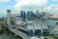 Fahrt mit dem Singapur-Flyer