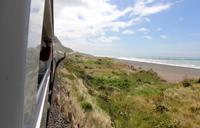 Zugfahrt im TranzCoastal nach Picton