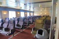 Ruhesessel auf der Fähre nach Wellington