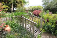 Privater Garten der Farm