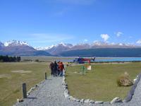 Aufbruch zum Flug über die Alpen