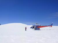 ...Stopp auf dem Gletscher