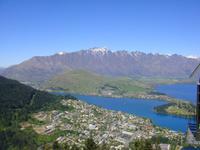 Blick über Queenstown