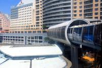 Fahrt mit der Monorail in Sydney