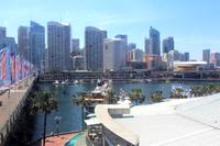 Fahrt mit der Monorail in Sydney
