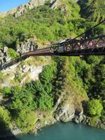 0619 Fahrt zur Westküste - Stopp am Bungy-Jump in der Kawarau- Schlucht