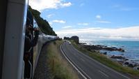 0955 Fahrt mit dem TranzCoastal von Kaikoura nach Picton