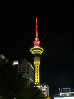 1595 Auckland - Feuerwerk am Skytower