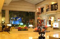 Lobby unseres Hotels (Grand Plaza Park City Hall)