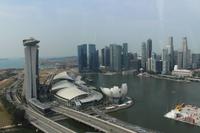 Blick auf Singapur