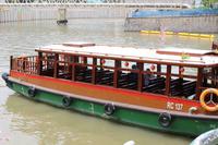 Boot für unserer Bootstour auf dem Singapore River