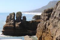 Gesichter in den Pfannkuchenfelsen