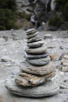 Steintürmchen am Haast-Pass