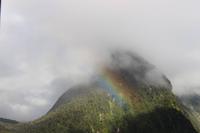 Regenbogen im Milford Sound