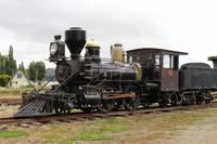 Alte Lokomotive in Mendeville