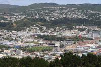 Blick auf Rugby-Stadion Wellington