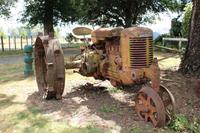 Alter Traktor an der Rosenvale-Farm